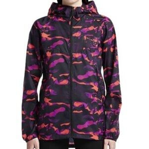 Nike T/F Camo Windrunner Purple Camo Lightweight Women's Jacket Small